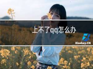 上不了qq怎么办（上不了qq）