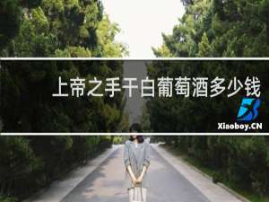 上帝之手干白葡萄酒多少钱