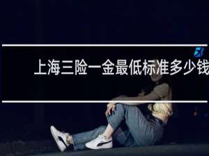 上海三险一金最低标准多少钱