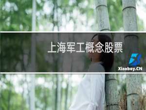 上海军工概念股票