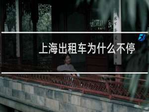上海出租车为什么不停