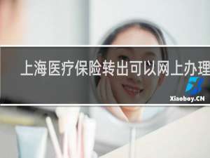 上海医疗保险转出可以网上办理吗