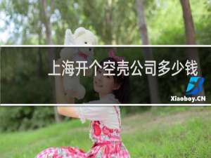 上海开个空壳公司多少钱