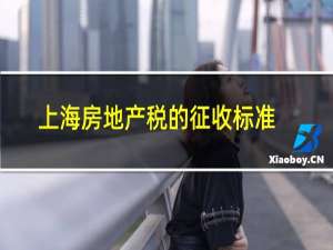 上海房地产税的征收标准