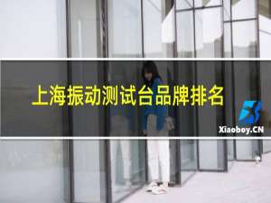 上海振动测试台品牌排名