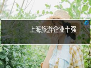 上海旅游企业十强
