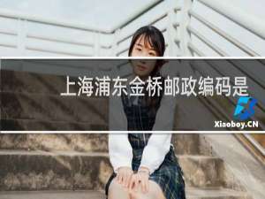 上海浦东金桥邮政编码是多少