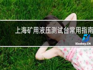 上海矿用液压测试台常用指南