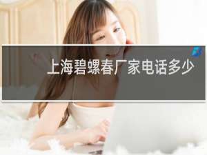 上海碧螺春厂家电话多少