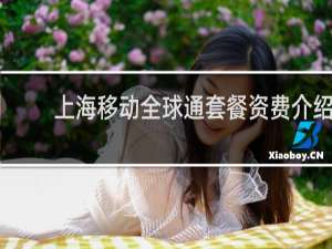 上海移动全球通套餐资费介绍