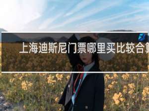 上海迪斯尼门票哪里买比较合算