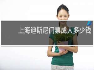 上海迪斯尼门票成人多少钱