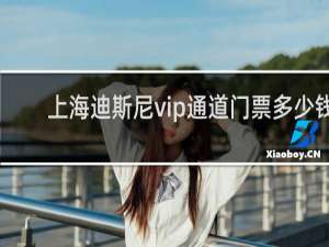 上海迪斯尼vip通道门票多少钱