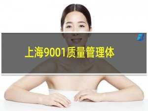 上海9001质量管理体系认证