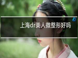 上海dr美人微整形好吗