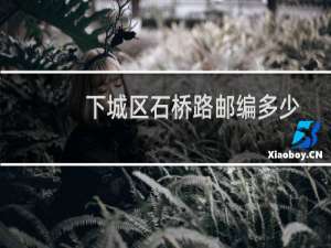 下城区石桥路邮编多少