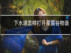 下水道怎样打开星露谷物语