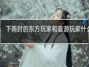 下雨时的东方玩家和音游玩家什么梗