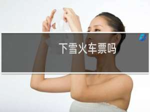 下雪火车票吗