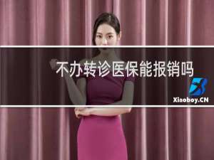 不办转诊医保能报销吗