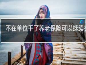 不在单位干了养老保险可以继续交吗