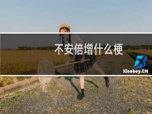 不安倍增什么梗