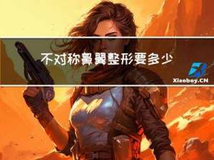 不对称鼻翼整形要多少钱