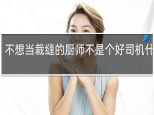 不想当裁缝的厨师不是个好司机什么梗