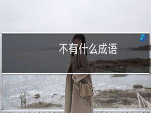 不有什么成语