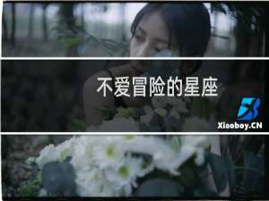 不爱冒险的星座