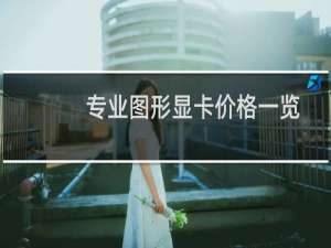 专业图形显卡价格一览表（专业图形显卡）