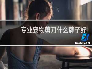 专业宠物剪刀什么牌子好