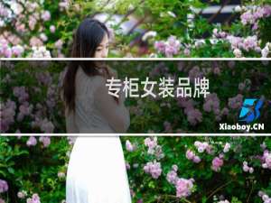 专柜女装品牌