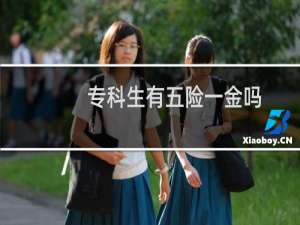 专科生有五险一金吗
