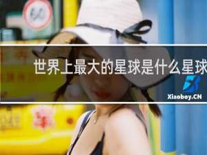 世界上最大的星球是什么星球
