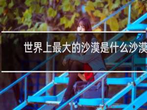 世界上最大的沙漠是什么沙漠