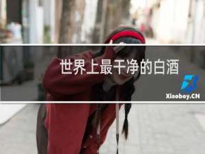 世界上最干净的白酒