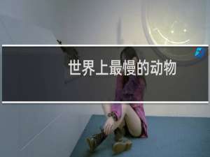 世界上最慢的动物