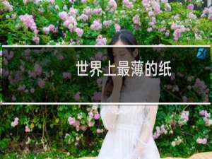 世界上最薄的纸