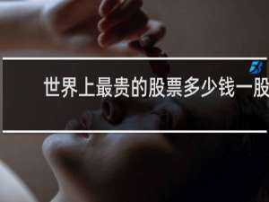 世界上最贵的股票多少钱一股