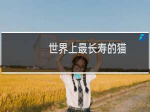 世界上最长寿的猫