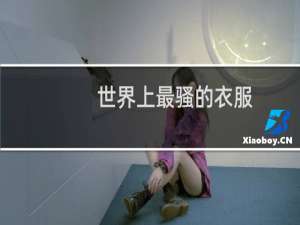 世界上最骚的衣服