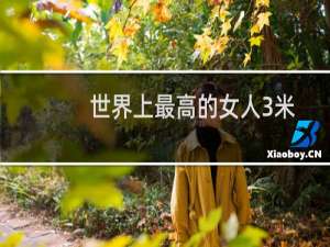 世界上最高的女人3米