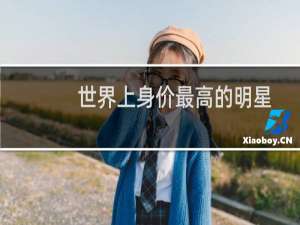 世界上身价最高的明星