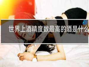 世界上酒精度数最高的酒是什么酒