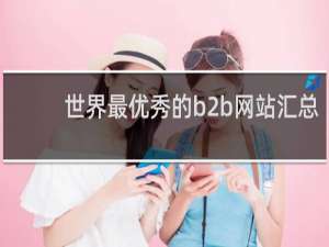 世界最优秀的b2b网站汇总