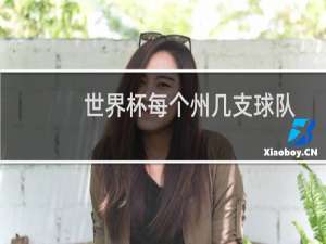 世界杯每个州几支球队