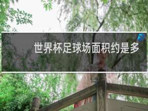 世界杯足球场面积约是多少