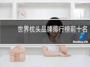 世界枕头品牌排行榜前十名