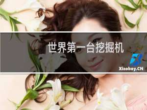 世界第一台挖掘机